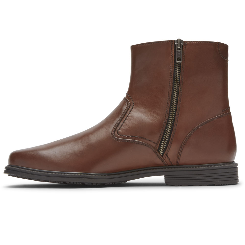 Rockport Boots For Mens Brown - Taylor Zipper - HK9758260